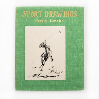 SPORT DRAWINGS BOOKS BY PERCY CROSBY