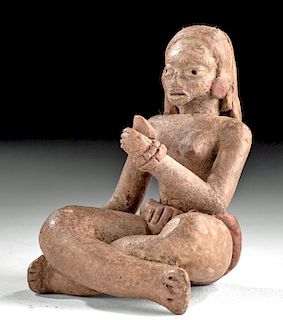 Guerrero Xalitla Pottery Seated Female Venus Figure