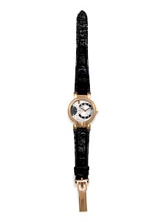 Harry Winston, 18K Pink Gold Ref. 200MASR37R 'Premier Excenter' Wristwatch 