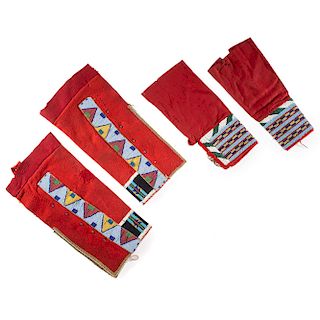 Northern Plains Child's Beaded Leggings, From the Stanley B. Slocum Collection, Minnesota