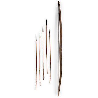 Plains Sinew-Backed Bow PLUS Arrows