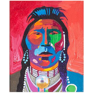 John Nieto (American, 1936-2018) Acrylic on Canvas