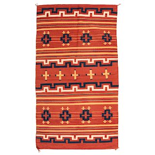 Navajo Child's Late Classic Revival Blanket / Rug, From the Collection of Robert B. Riley, Illinois