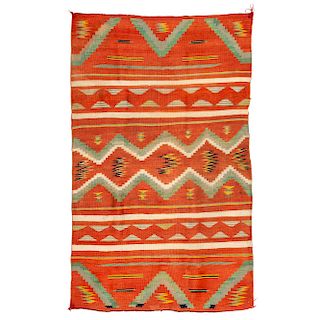 Navajo Child's Transitional Blanket / Rug