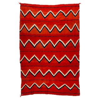 Navajo Transitional Weaving / Rug, Collection of Stanley B. Slocum, Minnesota