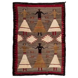 Navajo Pictorial Weaving / Rug, of Ladies
