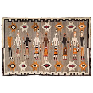 Navajo Yeibichai Weaving / Rug
