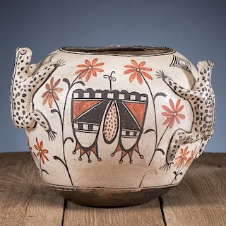 Catalina Zunie (Zuni, 1862-1949) Attributed Polychrome Pottery Jar, Proceeds to benefit ATADA