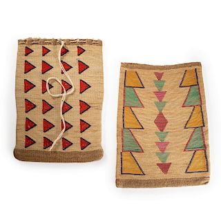 Nez Perce Corn Husk Flat Bags, From the Stanley B. Slocum Collection, Minnesota