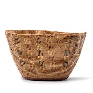 Salish Imbricated Basket, From the Stanley B. Slocum Collection, Minnesota