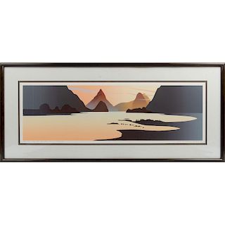 FRAMED LIMITED EDITION PRINT, BY THE CHEDDAR RIVER MILFORD, MALCOLM WARR