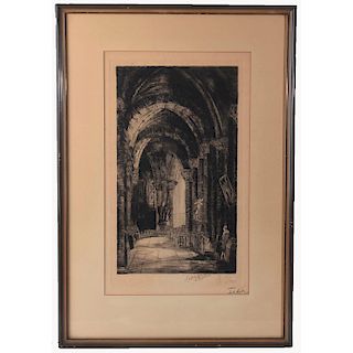 ENNERIE-ALEXANDRE FEHER ETCHING, A GIFT FROM PARIS