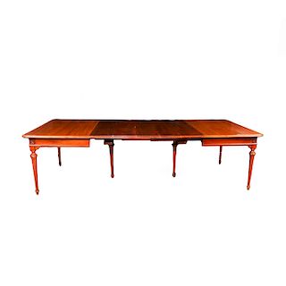 20TH CENTURY AMERICAN WOOD DINING TABLE