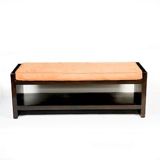 CONTEMPORARY BEDROOM BENCH WITH SEAT CUSHION