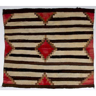 Navajo Third Phase Chief's Blanket / Rug, From the Stanley Slocum Collection, Minnesota 