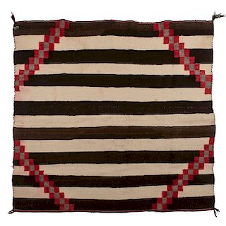 Navajo Chief's Style Weaving / Rug, From a Midwest Collection