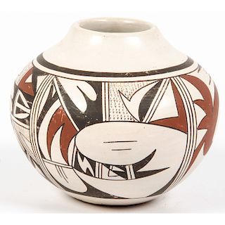 Joy Navasie (Hopi, 1919-2012) Pottery Jar, From the Robert B. Riley Collection, Illinois