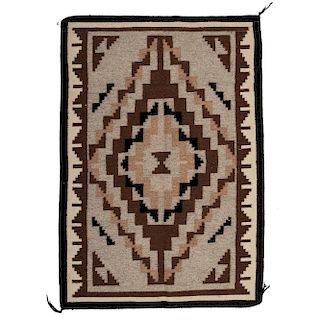 Navajo Two Grey Hills Weaving / Rug, From the Robert B. Riley Collection, Illinois
