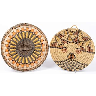 Hopi Basketry Trays, From the Stanley Slocum Collection, Minnesota 