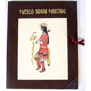  Pueblo Indian Painting  Large Format Reproductions, From The Harriet and Seymour Koenig Collection, New York