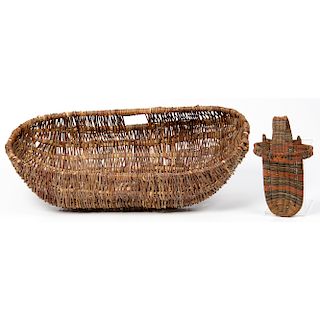 Pueblo Basketry Cradles, From The Harriet and Seymour Koenig Collection, New York