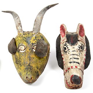 Mexican Animal Figural Masks, From the Harriet and Seymour Koenig Collection, New York