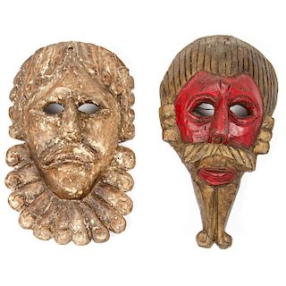 Mexican Male Figural Masks, From The Harriet and Seymour Koenig Collection, New York