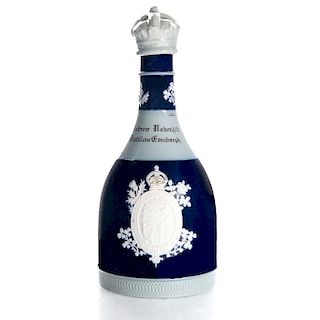 COPELAND LATE SPODE KING GEORGE V AND QUEEN MARY BOTTLE