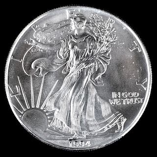 Twenty 1994 American Silver Eagle Coins