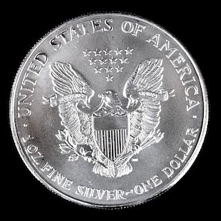 Eighteen 1994 American Silver Eagle Coins