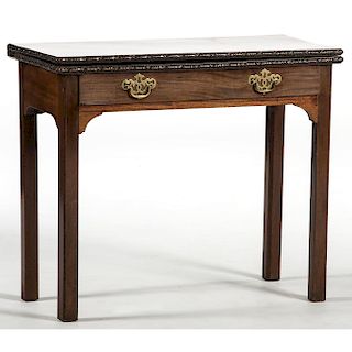Chippendale-style Game Table