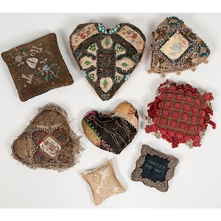 Victorian Heart Pin Cushions, Plus