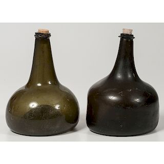 Early Glass Onion Bottles