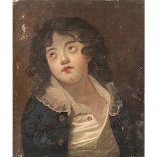Portrait of a Young Boy, In the Style of Jean-Baptiste Greuze (French, 1725-1805)