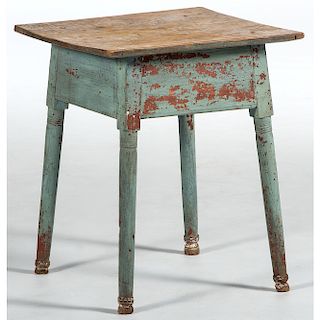 Primitive Painted Tavern Table