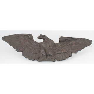 Cast Iron Eagle Finial and Wall Ornament