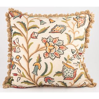Quilted and Crewelwork Pillows