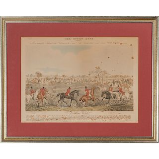 After Henry Alken, Three Equestrian Engravings
