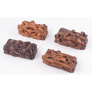 Continental Folk Carved Humidors