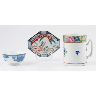 Chinese Export Dish, Bowl and Mug