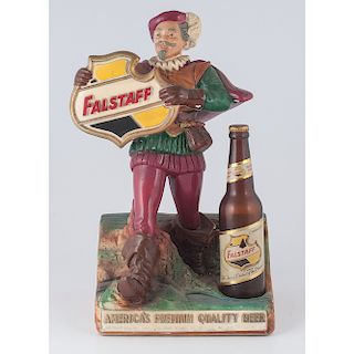 Falstaff Beer Countertop Display Figure with Bottle
