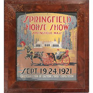 Springfield Horse Show Poster, 1921