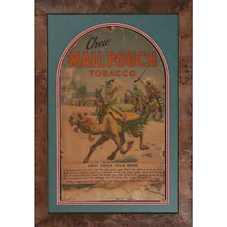 Mail Pouch Tobacco Advertising Poster