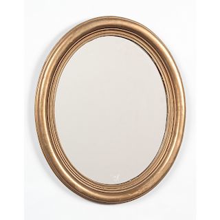 Oval Mirrors in Gilt Frames