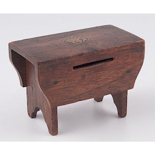Miniature Wooden Table Bank