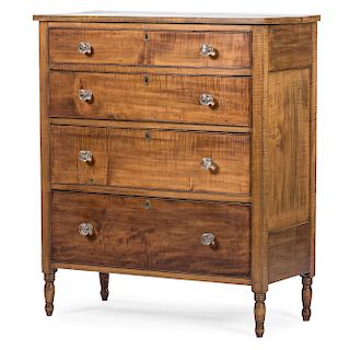 Sheraton Maple Chest of Drawers
