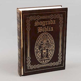 LOTE DE LIBRO: LA BIBLIA SAGRADA. Torres Amat, Félix. España: Oceano Grupo Editorial, 1998. Ejemplar numerado.
