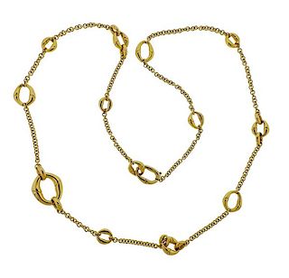 Gucci Bamboo 18K Gold Long Necklace