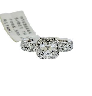 Ritani 18k Gold Diamond Engagement Ring Setting