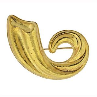 Lalaounis Greece Gold Brooch Pin